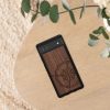 Husa Google Pixel 6a, Lemn, Maro/Negru, 59884.02