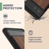 Husa Google Pixel 6a, Lemn, Maro/Negru, 59884.02