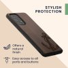 Husa Samsung Galaxy A33 5G, Lemn, Maro/Negru, 58316.05