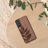 Husa Samsung Galaxy S21 FE, Lemn, Maro, 56172.05