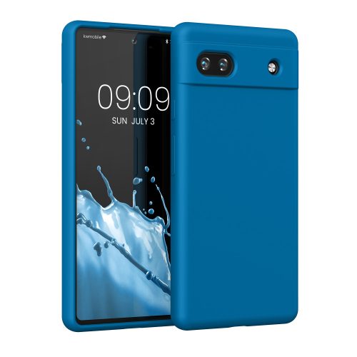 Husa Google Pixel 6a, Silicon, Albastru, 57815.228
