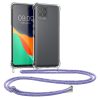 Bumper Realme 8 (2021)/8 Pro (2021), Silicon, Transparent/Mov, 57241.108