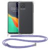 Bumper Realme 8 (2021)/8 Pro (2021), Silicon, Transparent/Mov, 57241.108