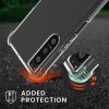 Bumper Sony Xperia 5 IV, Silicon, Transparent/Negru, 59918.03