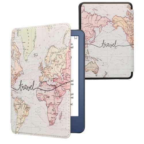 Husa kwmobile pentru Amazon Kindle (2022), Piele ecologica, Multicolor, 59989.02