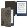 Husa kwmobile pentru Amazon Kindle (2022), Piele ecologica, Gri, 59990.02