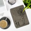 Husa kwmobile pentru Amazon Kindle (2022), Piele ecologica, Gri, 59990.02