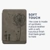 Husa kwmobile pentru Amazon Kindle (2022), Piele ecologica, Gri, 59990.02