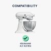 Husa de praf Kwmobile pentru KitchenAid 4.3 - 4.8 l, Gri, Textil, 59987.01