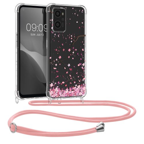 Bumper OPPO A76, Silicon, Transparent/Roz, 60042.01