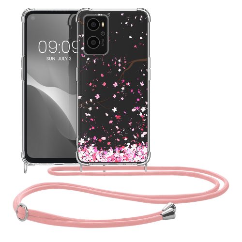 Bumper OPPO A76, Silicon, Transparent/Roz, 60042.01