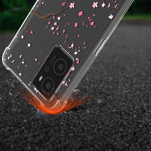 Bumper OPPO A76, Silicon, Transparent/Roz, 60042.01