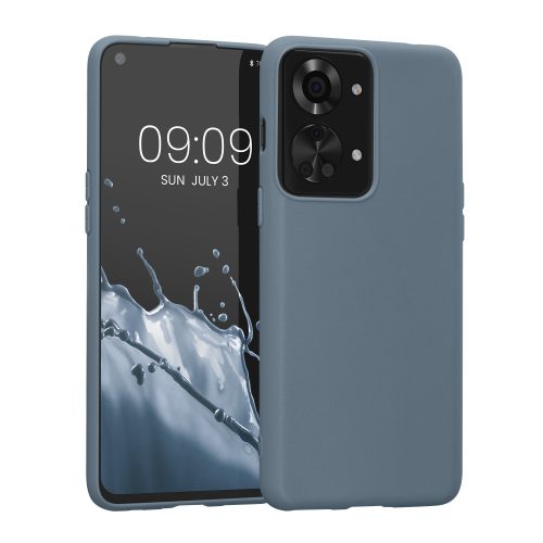 Husa OnePlus Nord 2T , Silicon, Albastru, 60050.202