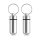 Set 2 Brelocuri pentru mini pilule Kwmobile, Gri, Aluminiu, 56608.05