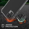 Bumper Motorola Edge 30 Neo, Silicon, Transparent/Negru, 60085.01