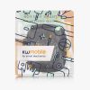Husa GPS Kwmobile pentru Bosch Kiox, Negru/Alb, Neopren, 55742.04