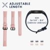 Set 2 curele kwmobile pentru Honor Band 5/Band 4, Silicon, Albastru/Roz, 59596.03