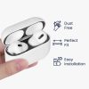 Set 2 folii de protectie kwmobile pentru Apple Airpods Pro 2, Plastic, Negru, 60102.01