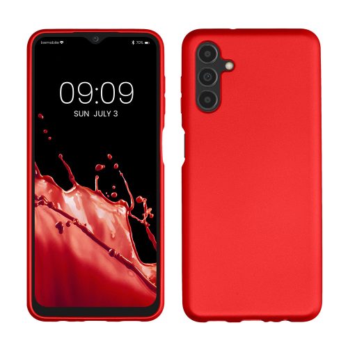 Husa Samsung Galaxy A04s, Silicon, Rosu, 60135.36