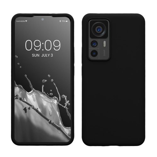 Husa Xiaomi 12T/12T Pro, Silicon, Negru, 60152.01