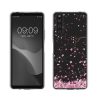 Husa Sony Xperia 10 IV, Silicon, Transparent/Roz, 60160.02