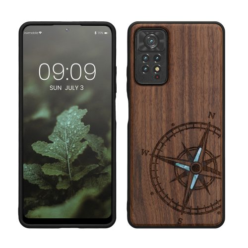 Husa Xiaomi Redmi Note 11 Pro/Redmi Note 11 Pro 5G/Redmi Note 12 Pro , Lemn, Maro/Albastru, 57381.11