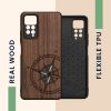 Husa Xiaomi Redmi Note 11 Pro/Redmi Note 11 Pro 5G/Redmi Note 12 Pro , Lemn, Maro/Albastru, 57381.11