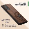 Husa Xiaomi Redmi Note 11 Pro/Redmi Note 11 Pro 5G/Redmi Note 12 Pro , Lemn, Maro/Albastru, 57381.11