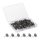 Set 100 Pioneze 11 x 16 mm Kwmobile, Gri, Poliester, 60173.02