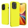 Husa Apple iPhone 14 Pro, Silicon, Galben, 59077.149