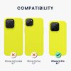 Husa Apple iPhone 14 Pro, Silicon, Galben, 59077.149