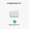 Husa kwmobile pentru Apple Airpods Pro 2, Silicon, Gri, 60169.70