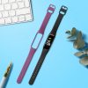 Set 2 curele kwmobile pentru Samsung Galaxy Fit 2, Silicon, Negru/Mov, 53962.16