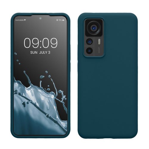 Husa Xiaomi 12T/12T Pro, Silicon, Albastru, 60152.57
