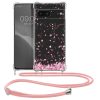 Bumper Google Pixel 7, Silicon, Transparent/Roz, 60206.02