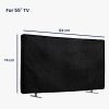 Husa pentru televizor de 55" Kwmobile, Negru, Textil, 60189.01