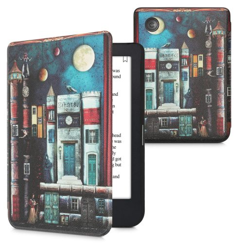 Husa kwmobile pentru Kobo Clara 2E, Piele ecologica, Multicolor, 60056.07