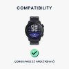 Set 2 curele kwmobile pentru COROS PACE 2/APEX (42mm), Nylon, Multicolor/Gri, 59532.02