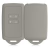Husa Cheie Auto kwmobile pentru Renault/Dacia 4 Butoane - Keyless Go, Silicon, Gri, 48035.25