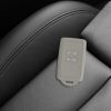 Husa Cheie Auto kwmobile pentru Renault/Dacia 4 Butoane - Keyless Go, Silicon, Gri, 48035.25