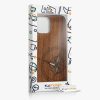 Husa Apple iPhone 12/iPhone 12 Pro, Lemn, Maro/Albastru, 52734.16