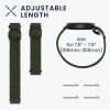 Set 2 curele kwmobile pentru Polar Pacer/Pacer Pro/Ignite, Nylon, Negru/Verde, 60245.01