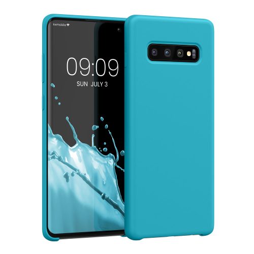 Husa Samsung Galaxy S10 Plus, Silicon, Albastru, 49028.205