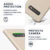 Husa Samsung Galaxy S10 Plus, Silicon, Crem, 49028.125