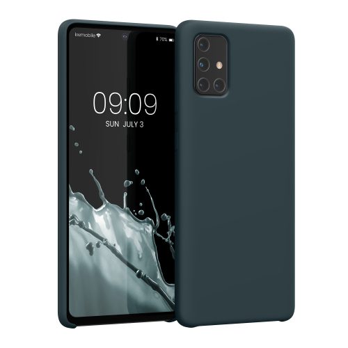 Husa Samsung Galaxy A71, Silicon, Albastru, 51209.202