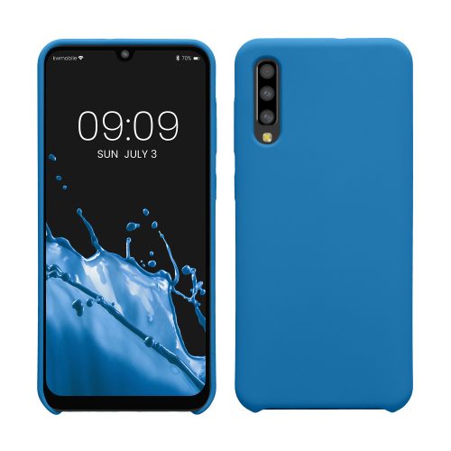 Husa Samsung Galaxy A50, Silicon, Albastru, 48715.228