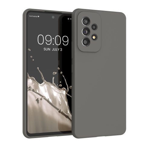 Husa Samsung Galaxy A53 5G, Silicon, Gri, 57835.155