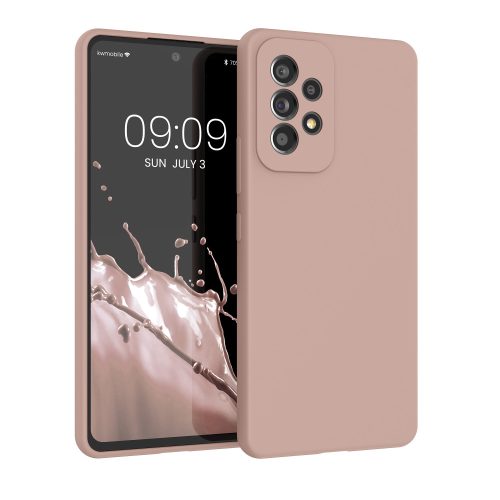 Husa Samsung Galaxy A53 5G, Silicon, Roz, 57835.52