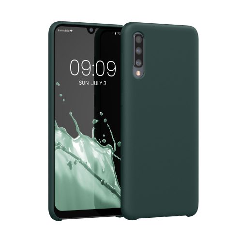 Husa Samsung Galaxy A50, Silicon, Verde, 48715.169