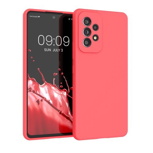 Husa Samsung Galaxy A53 5G, Silicon, Roz, 57835.103